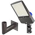 HYPERLITE LED Parking Lot Light 300W & 90 Degree Wall Mount Bracket