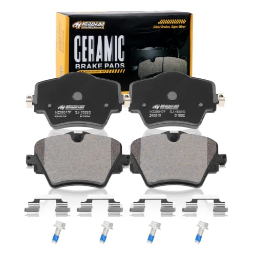 HYFTJYZ Ceramic Front Brake Pad Set Compatible with Select BMW 230i/230i xDrive/330e/330e xDrive/330i/330i xDrive/430i/430i Gran Coupe/430i xDrive/430i xDrive Gran Coupe/X1/X2/ X3/X4/Z4(D1892)