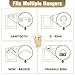 20Pcs Golden Claw Drywall Picture Hangers, Heavy Duty 40Lbs Max Load, Tool - Free, Nail - Free, Gold Metal Hooks for Hanging Pictures,Mirrors,Art & Decor in Home/Office,No Damage Wall Hanging Kit.