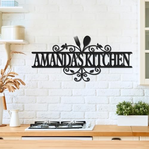 Personalized Metal Kitchen Sign