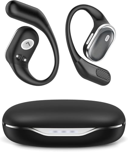 Open Ear Wireless Earbuds, Bluetooth 5.4 Earbuds, 50 Hours Runtim...