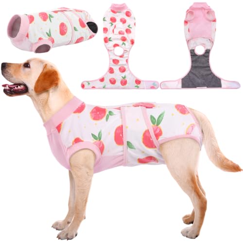 Kuoser Recovery Suit for Dogs Cats, Soft Dog Surgery Suit Female Male Spay