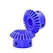 1pc 1:1 Nylon Bevel Gear 1.5M 16 20 25 30 Teeth Inner Hole 12mm .5 Modulus 90 Degrees Meshing Angle Plastic Gears Industrial Bearings Gears(30 Teeth)