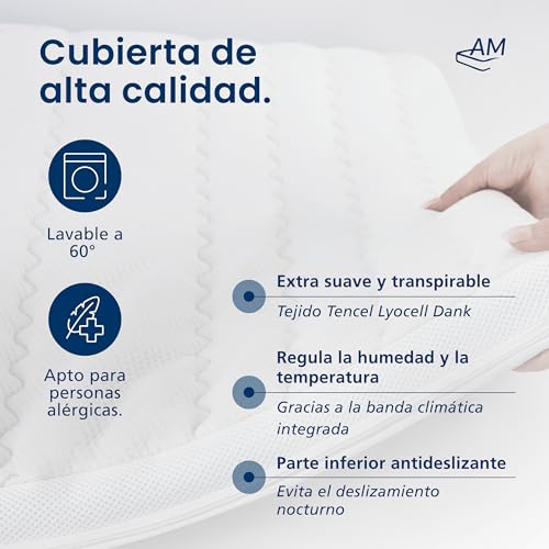Variante de AM Qualitätsmatratzen mattress topper 80x220 cm 8 cm