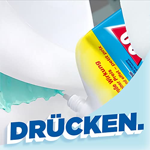 00 null null flüssiger WC Reiniger, Urinsteinentferner und Entkalker extra stark, 1er Pack, 750 ml – Bild 5