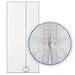 HOOMEE 36x83 Inch Zipper Screen Door Seal for Portable Air Conditioner and Tumble Dryer– Works with Mobile Air Conditioning