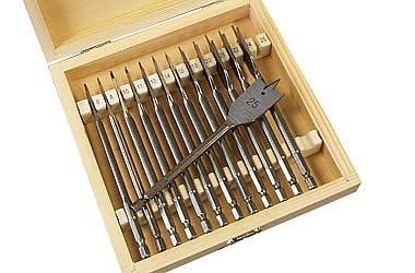 Juego Brocas de Pala 6-25mm. Para Madera 13 Unidades en Estuche