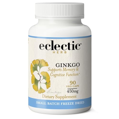 Eclectic Herb, イチョウ、450mg、ベジカプセル90粒
