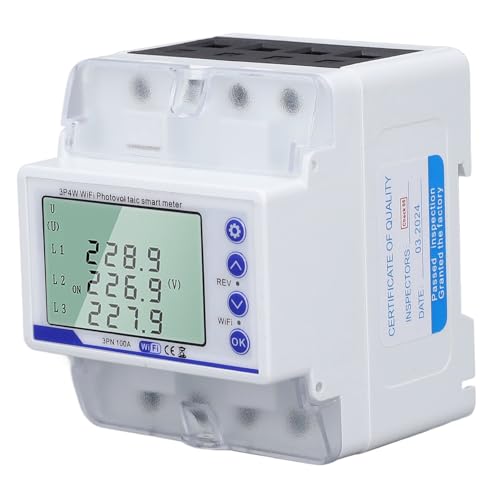 Compteur WiFi triphasé avec protection surcharge et fuites pour votre réseau