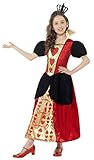 Calidad asigurada Smiffy\'s-44458L Disfraz de Miss Hearts, con Vestido y Corona de Fieltro 3D, Color Rojo, Large (44458L)