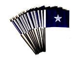 Pack of 12 4'x6' Bonnie Blue Miniature Desk & Table Flags, 1 Dozen 4'x 6' We are a Band of Brothers...
