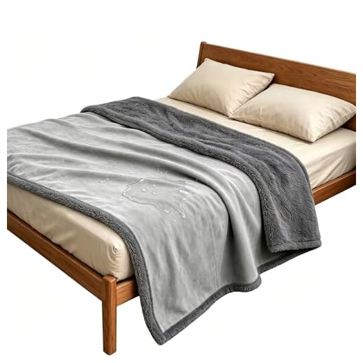 Pawsse Hundedecke Wasserdicht, Waschbar Hundebett Plüsch und rutschfeste Wasserdicht Mit Super Soft Sherpa Hundematte Haustier Decke für Hund Welpen Katze Innen Draussen Couch Sofa 203 x 152 cm