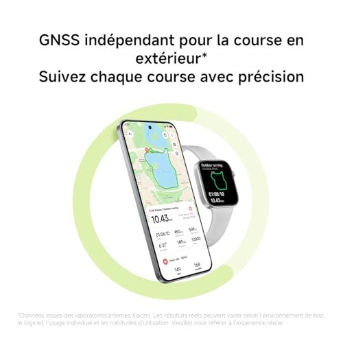 XIAOMI Redmi Watch 6 NFC, Montre Connectée Homme Femme, AMOLED 2.07'', Suivi du Sport et Fitness, 150+ Modes de Sport, jusqu'à 24 Jours d'autonomie, 5ATM, Montre GPS, Android™ & iOS, Noir