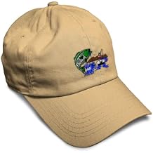 Soft Baseball Hat Embroidered Dad Hat Animal Wildlife Freshwater Bass Fishing Men & Ladies Baseball Cap