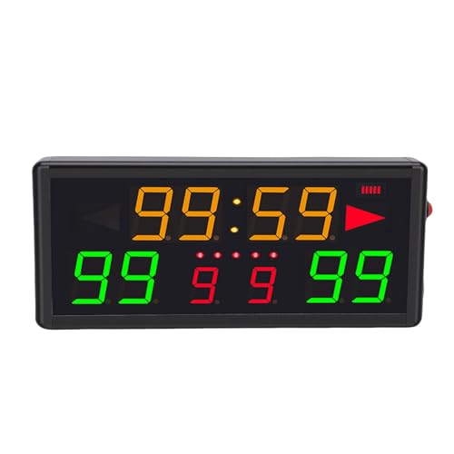 Marcador electrónico inalámbrico para baloncesto y deportes miniatura 5