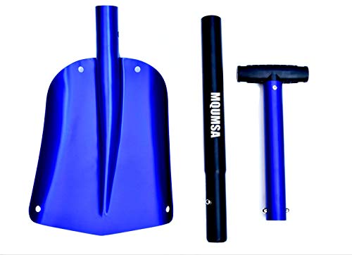 MQUMSA Telescopic Aluminum Snow Shovel