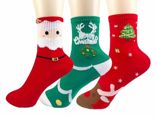 Image of Womens Ribbed Knit Socks Cotton Athletic Running Casual Crew Socks