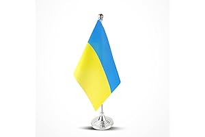 Ukraine Flag Ukrainian Table Desk Small Mini Flags Decorations