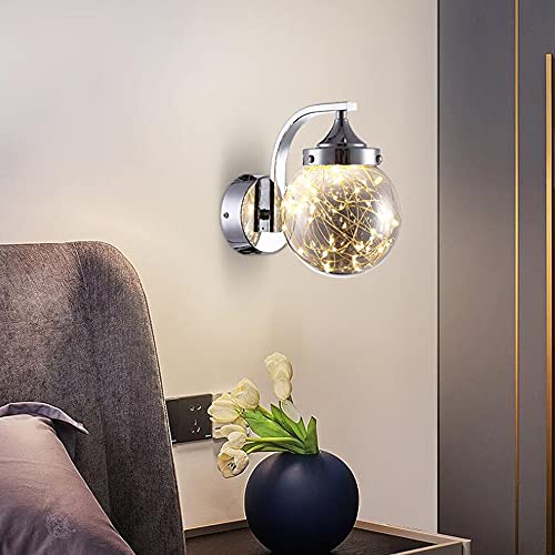 Applique haute transmission de la lumière LED créativité gypsophile en verre - 5