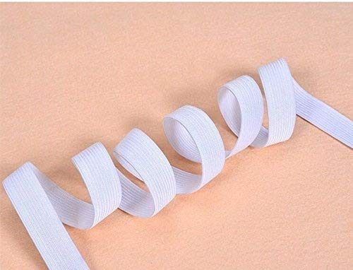 Magnoloran 2 Pack 10 Yard 1.5 Inch Wide Sewing Elastic Band Knit Elastic Spool Braided Elastic Heavy Stretch High Elasticity For Sewing Pants Waistband, Wigs, Skirts, Craft Diy Projects (Black&White) #TOP2