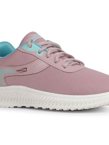 Image of Liberty Force 10 OSLO-20E Lacing Running Shoes for Women with PVC Sole|Suitable for Walking, Gym, Outdoor & Jogging|Mesh Outsole|Memory Foam Insole|Stylish, Comfortable & Durable|Sports Footwear