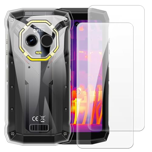 Shantime �P�[�X�{2�����苭���K���X�Z�b�g Ulefone Armor Mini 20T Pro �Ƃ̌݊������� �ϏՌ��J�o�[���S�ʕی�X�N���[���v���e�N�^�[(�N���A)