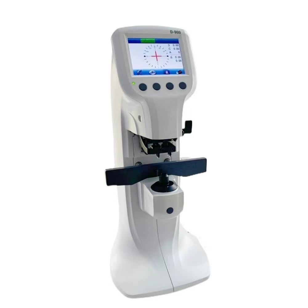 3.5 "Pantalla de Color Verdadero D-900 medidor de Lente automático Instrumento óptico Medidor de Lente Digital UV PD (Color : Without Printer)