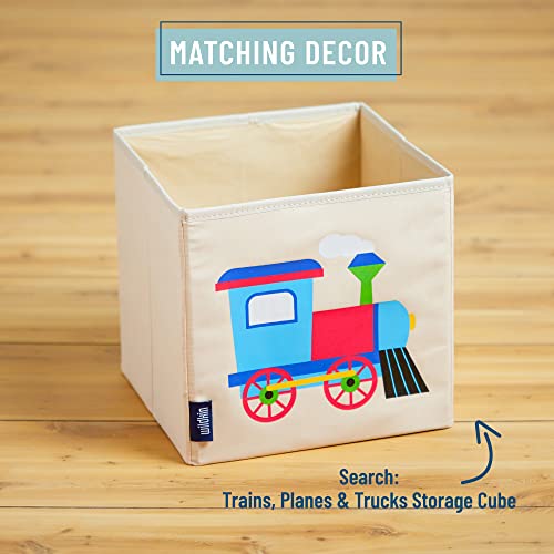 Wildkin Kids 7 Pc Full Bed In A Bag For Boys And Girls,Microfiber Bedding Set Includes Comforter, Flat Sheet,Fitted Sheet,Two Pillow Cases And Two Shams (Trains, Planes And Trucks) #TOP3