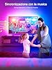 KANTUTOE LED Lights for TV, 5m TV LED Lights for 50-75 Inch, RGB TV Lights Backlight Behind, Music Sync Bluetooth APP and Remote Control TV LED Strip Lights USB Powered for Bedroom/Gaming #4