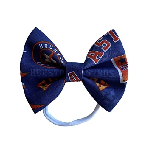 Astros Bow Baby Headband or Hair Clip