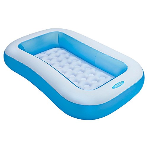 Image of Intex Soft Inflatable Rectangular Swimming Pool-(Multi Color)