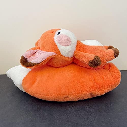 YOZUMD ravesseiro de boneca de raposa de 60/100 cm com cauda grande. Grande tamanho macio PP enchime