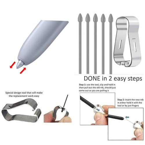 Image of S25 Ultra S Pen Replacement for Samsung Galaxy S25 Ultra 5G All Versions, Galaxy S25 Ultra Stylus Pen + Replacement Tips (Light Silver)