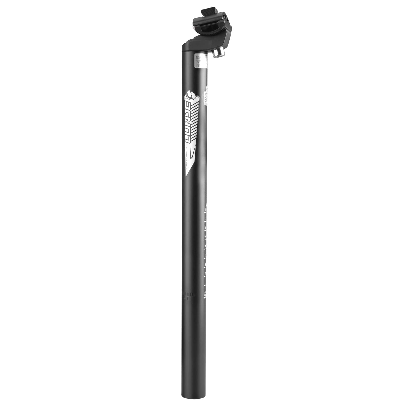 TRIWONDER Bike Seat Post 25.4 27.2 28.6 30.4 30.9 31.6mm Aluminum Alloy 400mm Bicycle SeatPost Tube for MTB Mountain Road Bike (Black, 30.4 x 400mm)