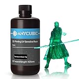 【Rigidez y dureza】La resina ANYCUBIC LCD tiene una buena combinación de dureza y dureza, lo que facilita la extracción del modelo y ofrece detalles de impresión precisos.