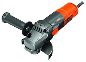 Black + Decker beg120-qs Winkelschleifer Griff 3 Positionen, 750 W, schwarz, 125 mm