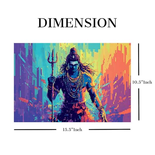 Image of Laptop Skin Stickers HD Quality Sticker for Laptops Upto 15.6 inch (Dustproof|Waterproof|Scratchproof|Reusable) - BE Shiva Grafitti