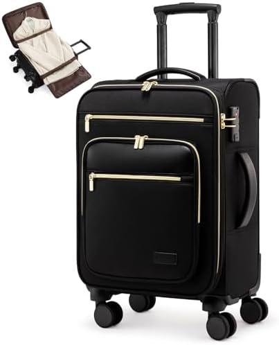 LOVEVOOK Carry on Suitcase 22x14x9 Airline Approved,20 inch Light...