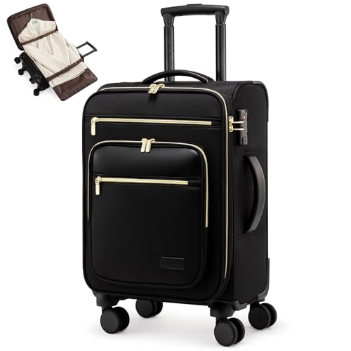 LOVEVOOK 20-Inch Waterproof Carry-On Suitcase