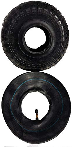Potreba 4.10/3.50-4 reifen mit schlauch für schubkarrenrad, bollerwagen luftreifen, transportrollen luftreifen, sackkarre 10 zoll 260x85 reifen komplett