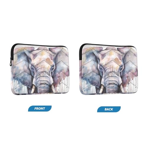 Funda para portátil acuarela elefante 13-14 pulgadas miniatura 2