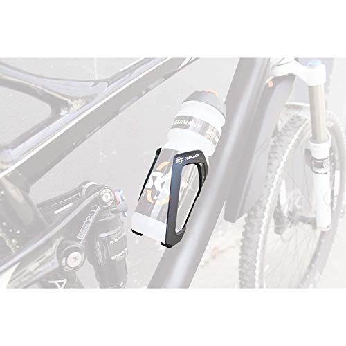 Portabotella SKS Topcage, de plástico reforzado con fibra de vidrio, para bicicletas urbanas, color verde miniatura 6