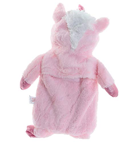 Wärmflasche mit Körnerkissen für Microwelle Bezug Einhorn Unicorn Wärmeflasche Kuschel Einhorn