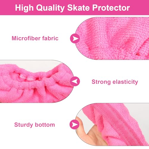 KUHAWL 1 Paar Kufenschoner für Schlittschuhe, Schlittschuhschutz Eishockey Elastische Kufenstrümpfe Kufenschutz Zubehör, Schlittschuhe Schoner für Hockeyschlittschuhe und Eiskunstlaufschuhe