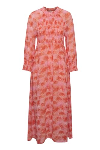 Robe maxi col rond InWear en maille fluide de qualité supérieure coupe droite