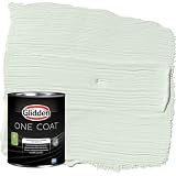 Glidden Interior Paint + Primer: Green/Mint Wafer, One Coat, Semi-Gloss, 1 Quart