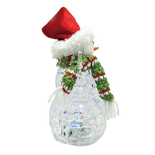 Kurt-S-Adler-Kurt-Adler-945-Inch-Battery-Operated-Light-Up-Snowman-Table-Piece-Multi Kurt S Adler Kurt Adler 945 Inch Battery Operated Light Up Snowman Table Piece Multi
