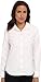 U.S. Polo Assn. Junior's Long Sleeve Dot Print Oxford Shirt