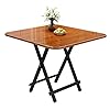 Petite Table à Manger Domestique Table à Manger Pliable Portable Table De Cuisine Table De Salle à Manger à Abattant Peu Encombrante Tableau Camping-Car(Size:60x60x55cm)