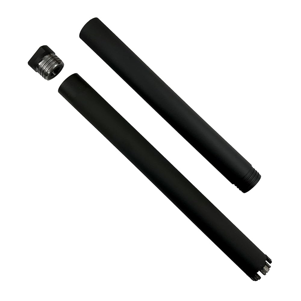 3" High Performance Wet Core Bit for Hard/Reinforced Concrete, 10mm Segment Height, 14" Drilling Depth, Wet Only, 1-1/4"-7 Arbor